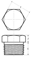 threaded-hex-head-plug-dimensions